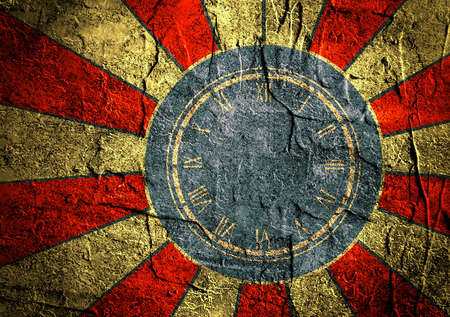 abstract sun burst vintage bannerの写真素材