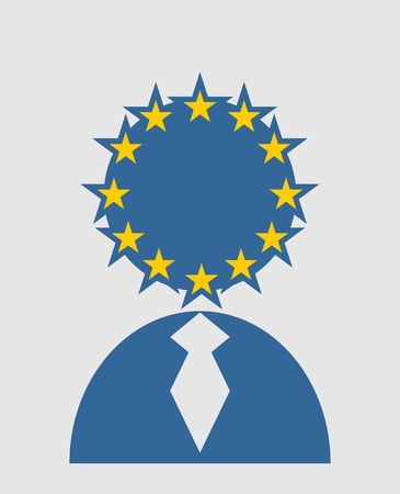 United Kingdom exit from europe relative image. Brexit named politic process. Referendum theme.のイラスト素材