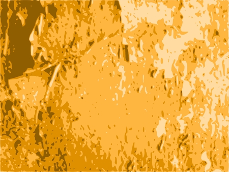 Relief stone surface texture. Old concrete wall. Yellow paint colored image. Grunge distress texture.Vector template.のイラスト素材