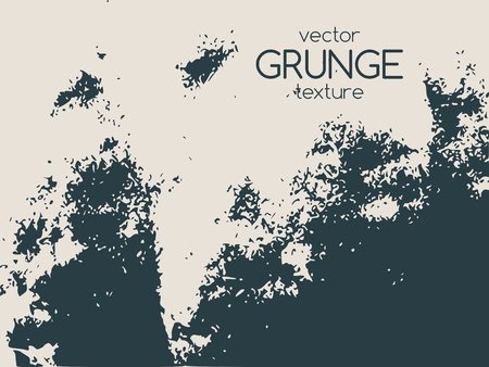 Relief stone surface texture. Old concrete wall. Monochrome image. Grunge distress texture.Vector template.のイラスト素材