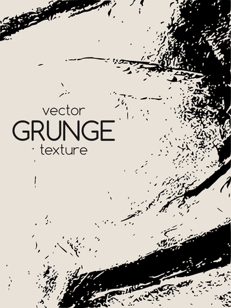 Relief stone surface texture. Old concrete wall. Monochrome image. Grunge distress texture. Vector template.のイラスト素材