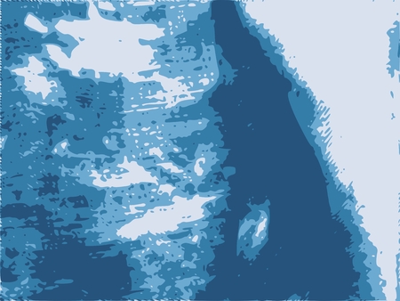 Distress Overlay Background. Retro Empty Design Element. Grunge Fiber Texture. Grainy texture of weaving fabric.のイラスト素材