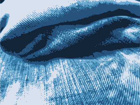 Distress Overlay Background. Retro Empty Design Element. Grunge Fiber Texture. Grainy texture of weaving fabric.のイラスト素材