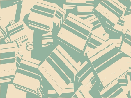 Monochrome squares. Geometry style texture. Vector template.のイラスト素材