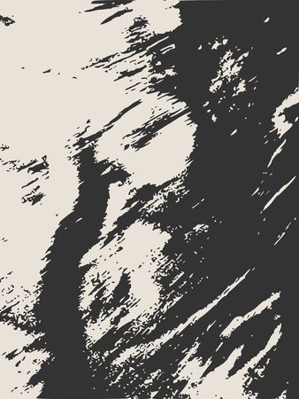 Monochrome image. Grunge distress texture. Vector templateのイラスト素材
