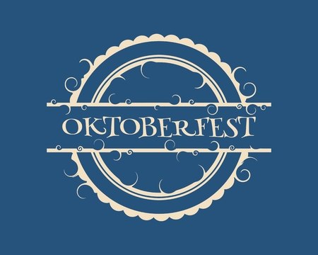 Oktoberfest relative stamp vectorのイラスト素材
