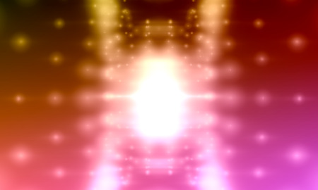 Glitter vintage lights background. Softly blurred dots. 3d rendering.