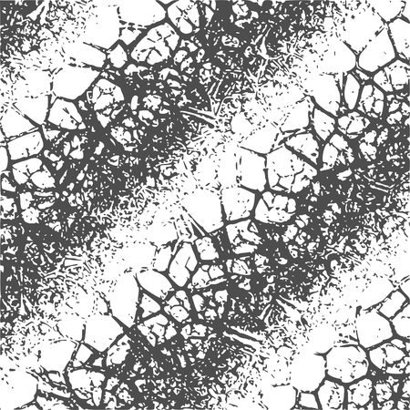 Grunge cracks effect texture.のイラスト素材