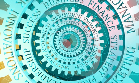 Text on the gears.の写真素材