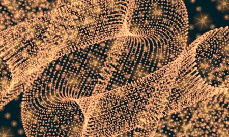 Awesome abstract blur background. Light waves. 3D rendering
