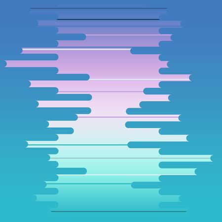 Geometry abstract background with stripes. Various horizontal lines. Gradient paint