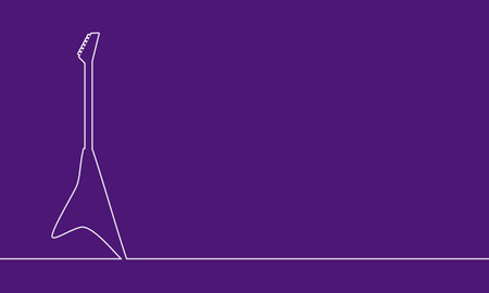 Guitar simple iconのイラスト素材