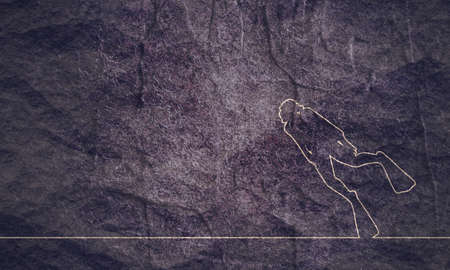 Diving sport concept. Stone material grunge texture