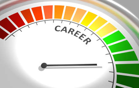 Career planning. Economy and social concept. 3D illustrationの写真素材