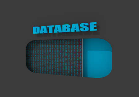 Data base loading. Concept of internet technology