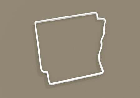 Concept of travel. Geography of USA. 3D renderingの写真素材