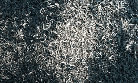 Abstract fur background. Gradient paint. 3D renderingの写真素材