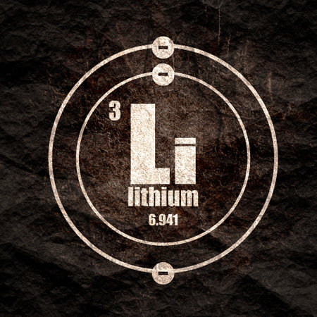 Chemical element of periodic table.の写真素材