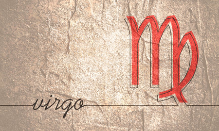 Zodiac symbol of the Virgoの写真素材