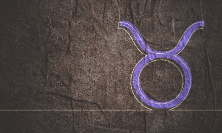 Zodiac symbol of the Taurusの写真素材