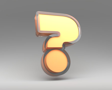 Help symbol. FAQ sign. 3D renderingの写真素材