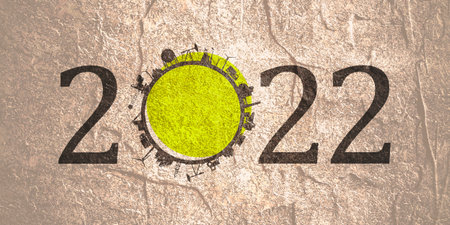 Industrial lettering design. Energy generation and heavy industry development concept