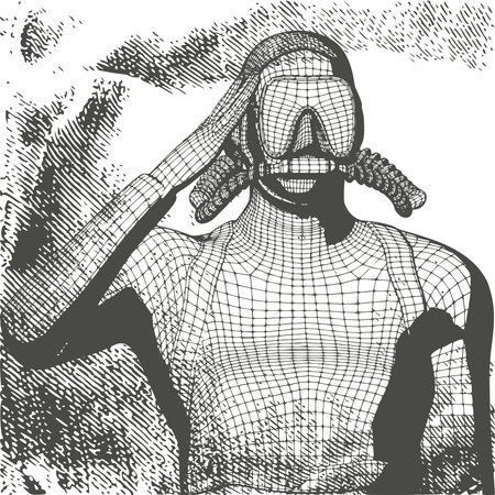 The concept of sport diving.のイラスト素材