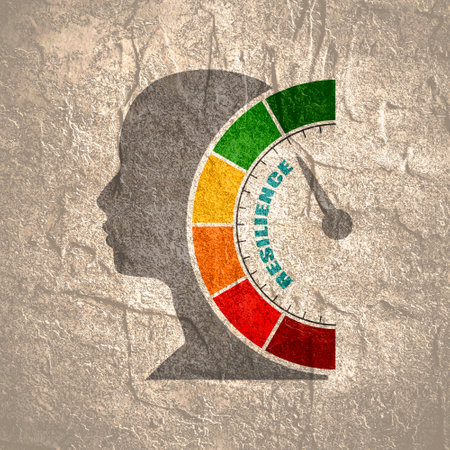 Abstract level indicator. Colorful infographic gauge elementの写真素材