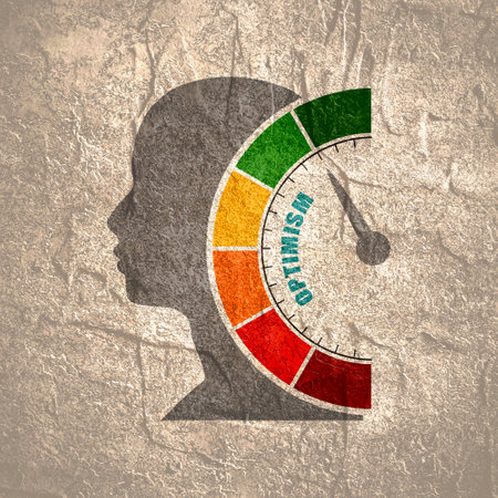 Abstract level indicator. Colorful infographic gauge elementの写真素材