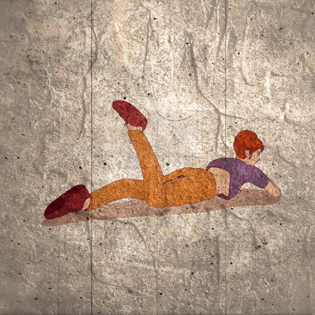 Healthy lifestyle concept. Young sporty woman posingの写真素材