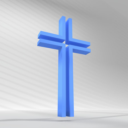Christianity concept illustration. 3D rendering