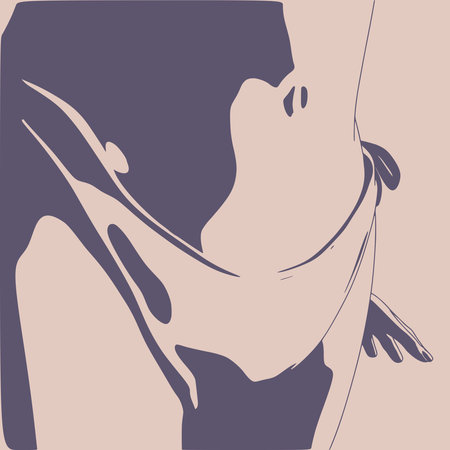 Beautiful sexy fitness girl. Pretty fit woman posing. Front viewのイラスト素材