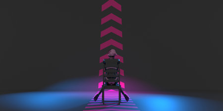 Sexy woman silhouette. Business concept. Adult female wearing bikini. 3D renderingの写真素材