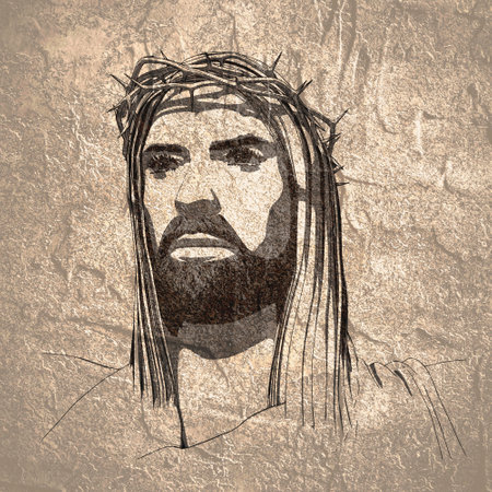 Jesus Christ. Concept of religionの写真素材