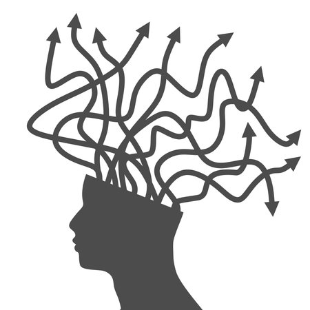 Choosing solution and scientific researchのイラスト素材