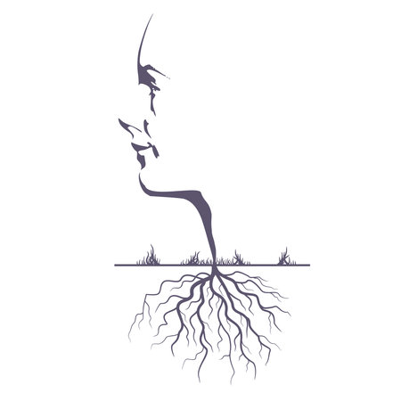 Cosmetology and health care conceptのイラスト素材