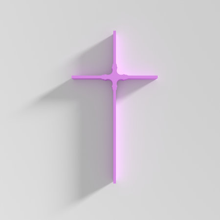 Christianity concept illustration. 3D renderingの写真素材