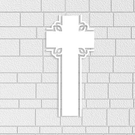 Christianity concept illustration. 3D renderingの写真素材