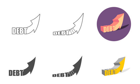 Business financial conceptのイラスト素材