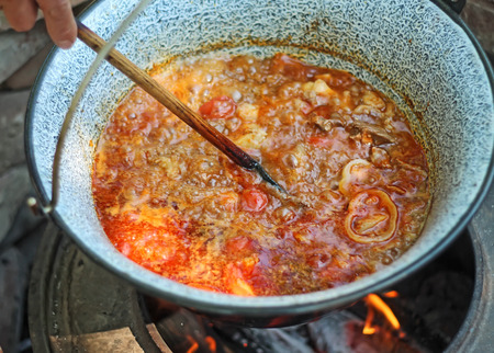 goulash soup cooking