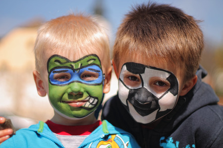 Two kidsの写真素材