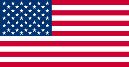 American flag background, US flag vector icon, United States flag banner, US flagのイラスト素材
