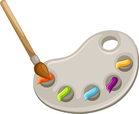 Color palette illustrationsのイラスト素材
