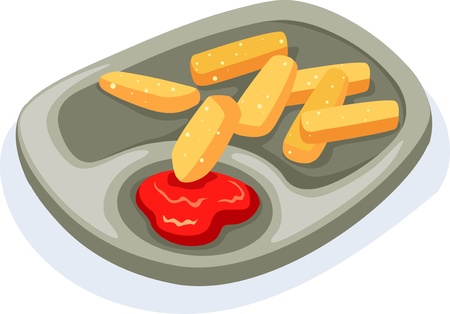 French Fries vector