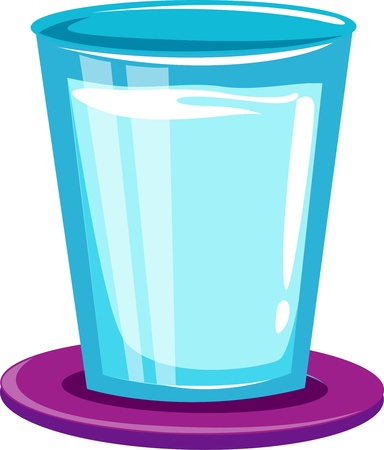 Glass of water のイラスト素材