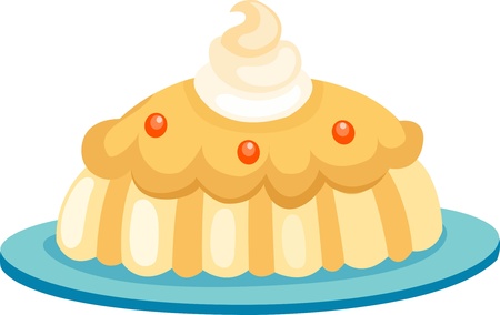 Orange pudding cake
