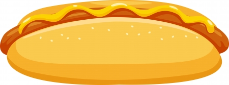 hot dog vector illustrationのイラスト素材