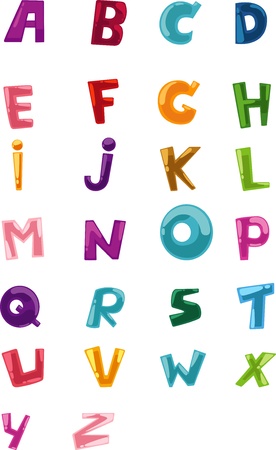 Alphabet Set Vector のイラスト素材