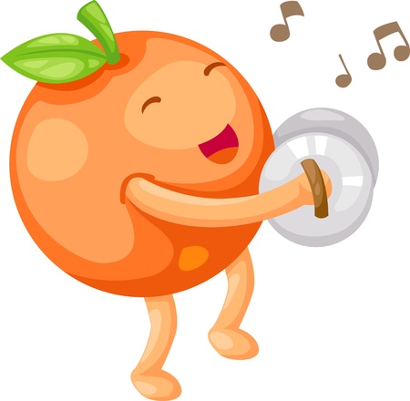 Orange vector illustrationのイラスト素材