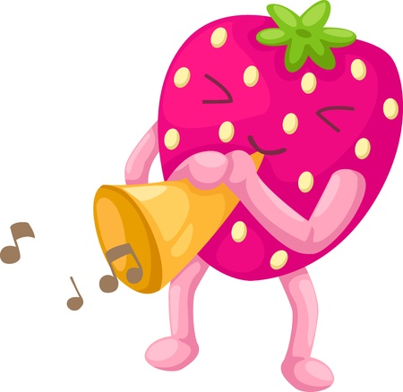 strawberries vector illustrationのイラスト素材